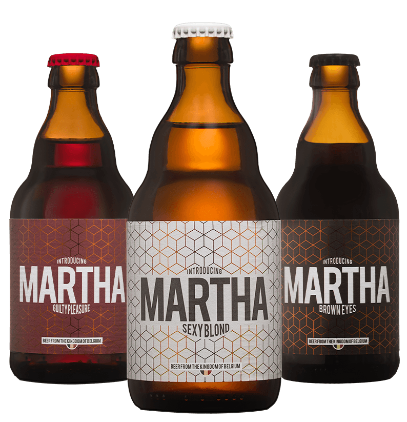 Ontdek ons sterk Martha Bier Martha Bier, gebrouwen door brouwerij The Brew Society uit Heule