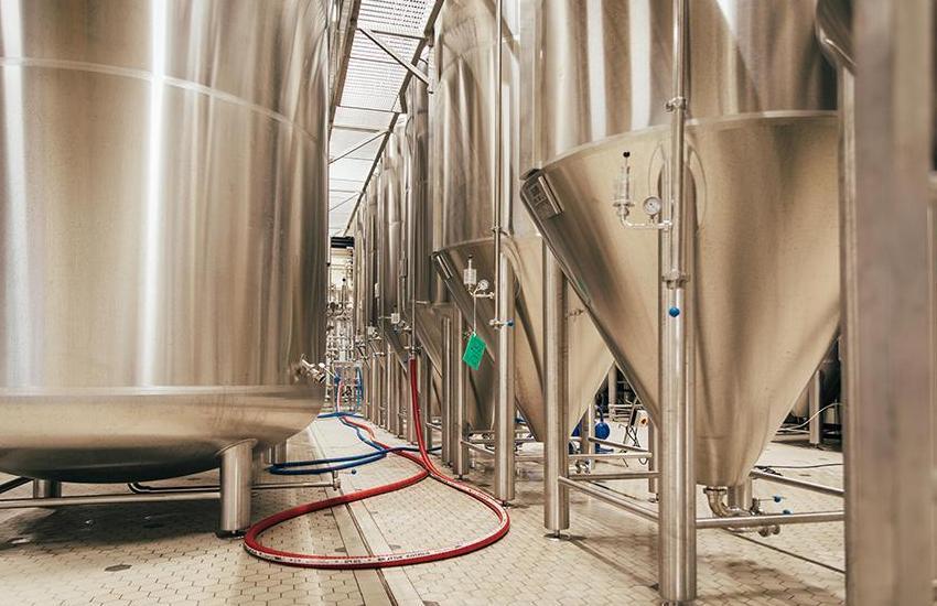 Once the primary fermentation is finished, the dead yeast is separated from the new beer and the beer is allowed to rest and mature in lager tanks. 